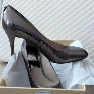 Michael Kors Metallic Silver Heels